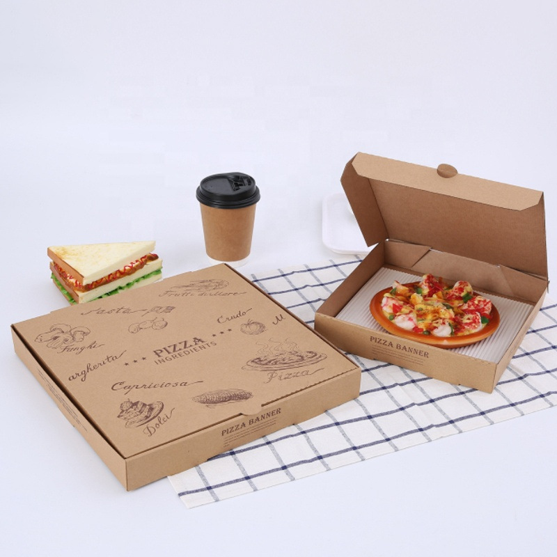 Pizza-Verpackungskartons aus Wellpappe