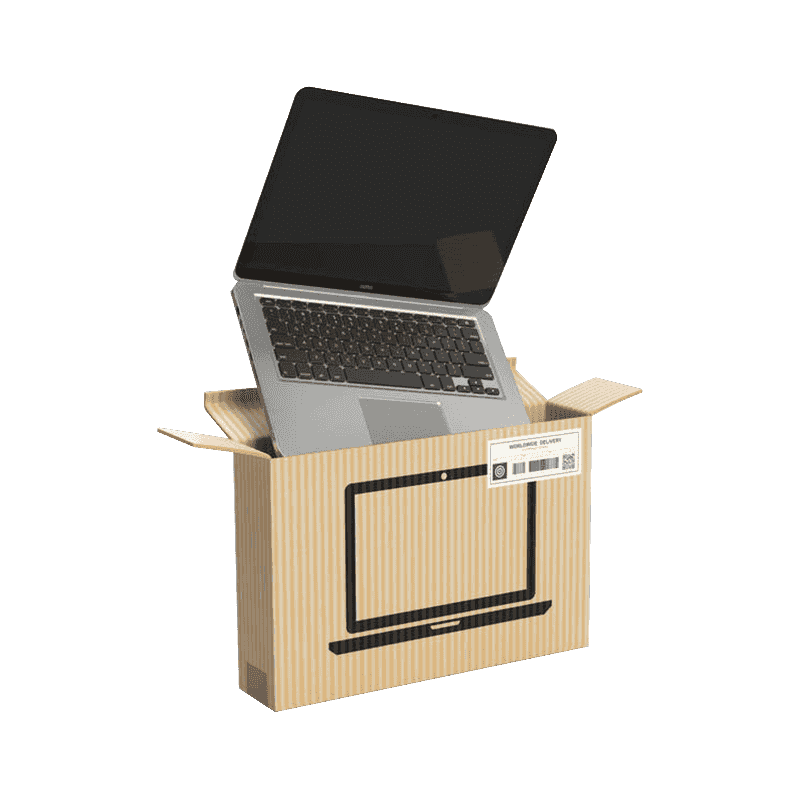 Laptop-Verpackungskartons aus Wellpappe
