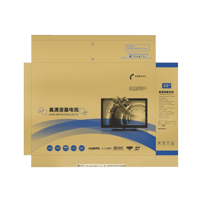 TV-Verpackungskartons aus Wellpappe