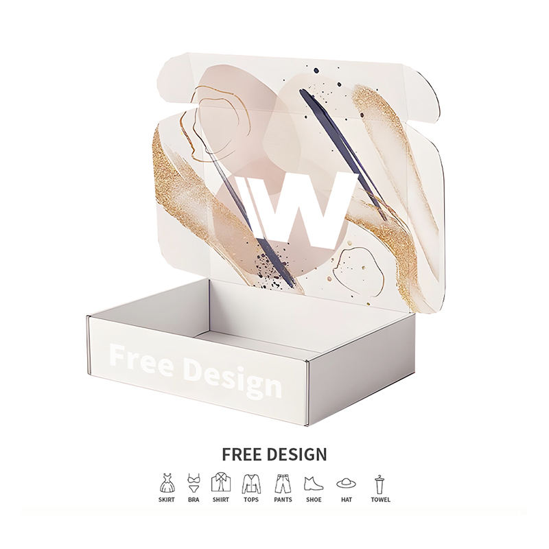 Verpackungskartons aus Wellenwellpappe für Bekleidung