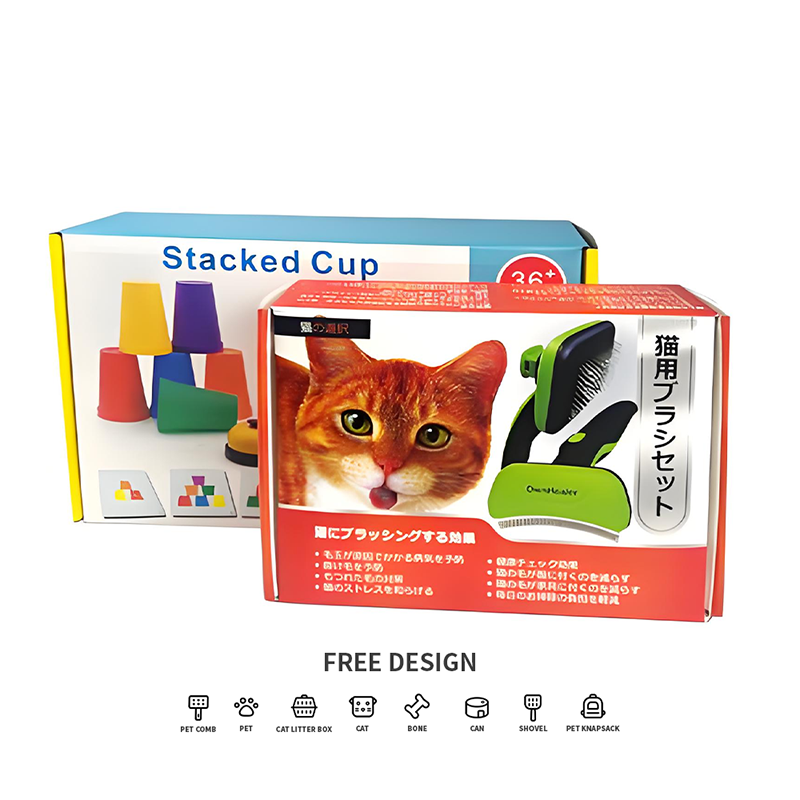 Verpackungsboxen für Haustierwerkzeuge aus Wellpappe