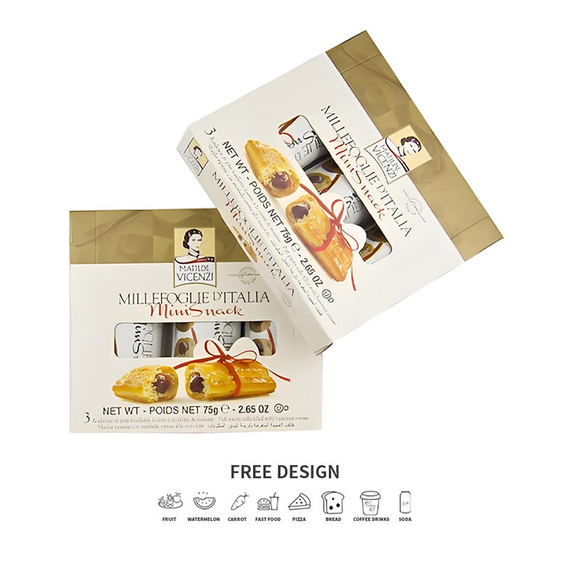 Verpackungskartons für Kekse aus Wellpappe