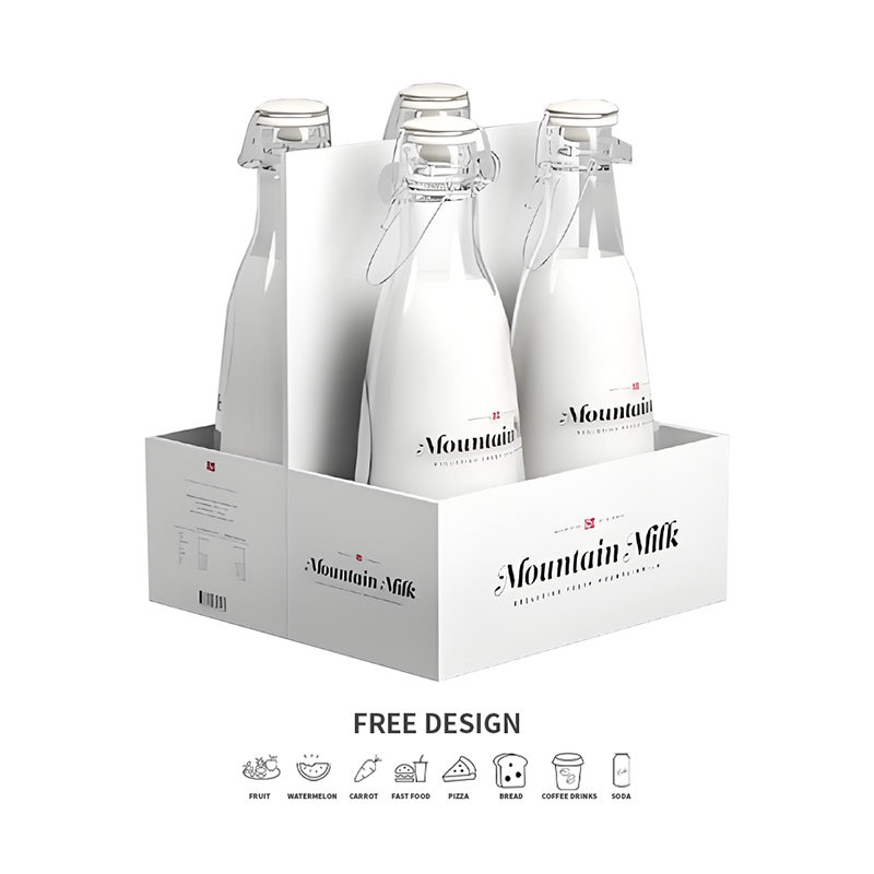 Milchverpackungskartons aus Wellpappe