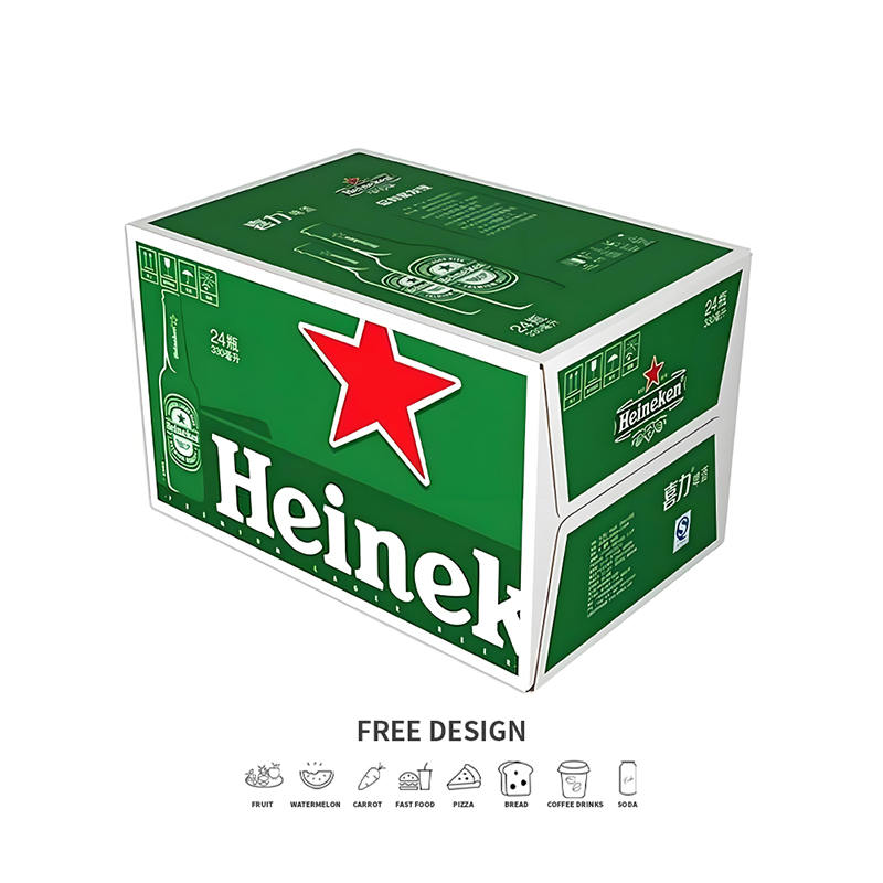 Wellpappkartons für Alkohol